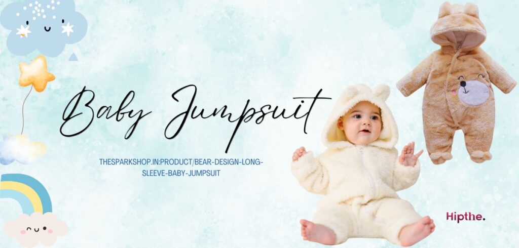 Thesparkshop.in:product/bear-design-long-sleeve-baby-jumpsuit